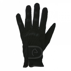LUVAS DE EQUITAÇÃO GANTS GRIP PRETO EQUITHEME