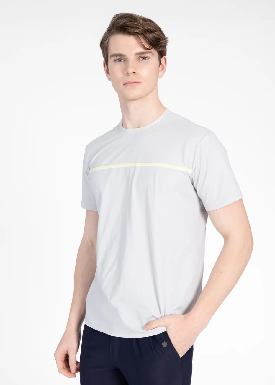 CAMISOLA DE EQUITAÇAO PARA HOMEM STEP TECHNICAL T-SHIRT GLACIER MAXILIAN EQUESTRIAN