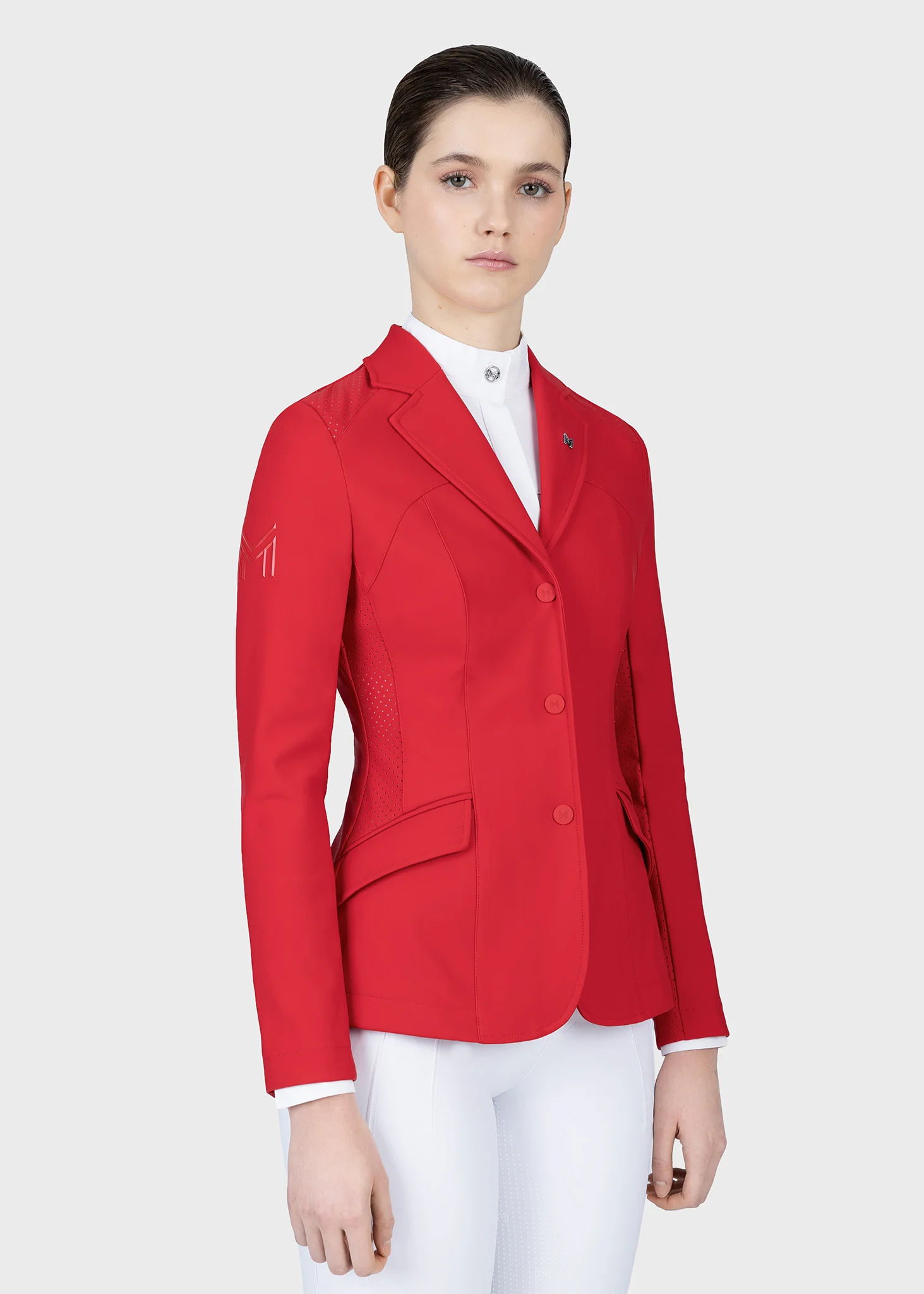 CASACO DE COMPETIÇAO AURA SHOW JACKET VERMELHO MAXIMILIAN EQUESTRIAN