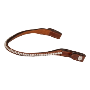 TESTEIRA ACAVALLO COM CRISTAIS TRANPARENT COGNAC
