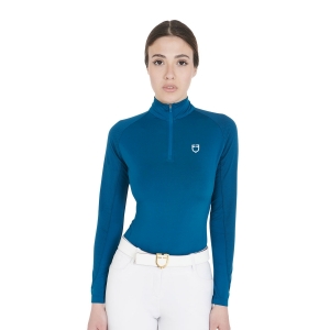 CAMISOLA DE EQUITAÇÃO PARA SENHORA COM MANGA COMPRIDA EQUESTRO