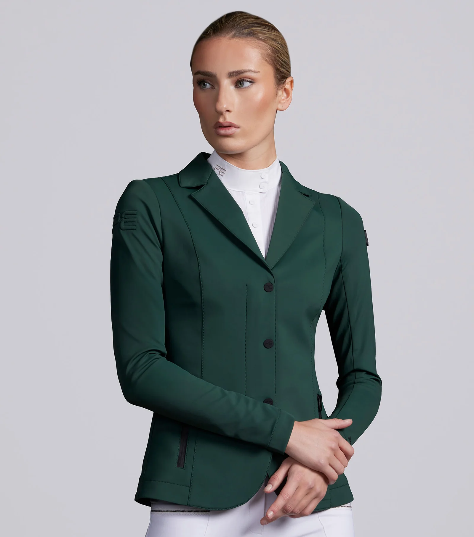CASACA DE COMPETIÇÃO EVINCO LADIES ALPINE GREEN PREMIER EQUINE