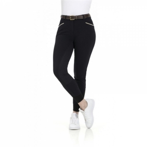 CALÇAS DE EQUITAÇÃO PARA SENHORA EQUITEME GIZEL BLACK