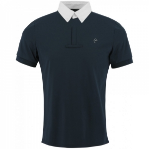 CAMISOLA DE EQUITAÇÃO PARA HOMEM POLO WELLINGTON MARINE EQUITHEME